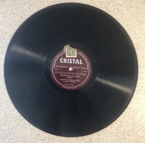 Disc Old record 78t/rpm 30cm Disques cristal - Bernard Etté - Bild 1 von 3