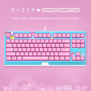 Razer x Sanrio Hello Kitty Blackwidow Tenkeyless Mechanical Keyboard - Picture 1 of 8