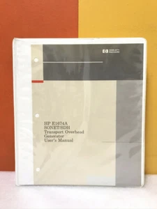 HP E1674-90001 75000 90 E1673A SONET/SDH Transport Overhead Receiver Manual - Picture 1 of 3