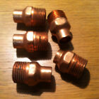 Five Ea.   1/2" Mip X 1/2" Od Copper Sweat Male Adapter     #34