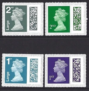 GREAT BRITAIN 2022 MACHIN SELF-ADHESIVE SET OF 4 BOOKLET STAMPS UNMOUNTED MINT - Picture 1 of 1