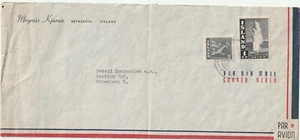 ICELAND: Airmail cover to Denmark. - Picture 1 of 1
