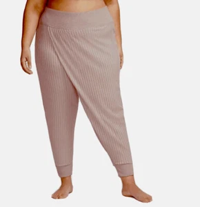 Nike Yoga Luxe Sweatpants Pants Ribbed High Rise Full Length DN6511-601 3X NWT - Picture 1 of 9