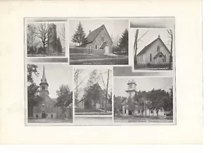 1911 Vineland NJ Kirchen Druck - Bild 1 von 1