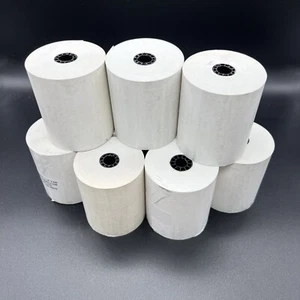 Rollos de papel térmico para recibos 3-1/8" x 230' blanco 9 rollos cinta para caja registradora POS - Imagen 1 de 1