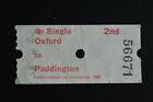 Railway Ticket Oxford To Paddington No. 56671