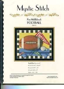Football - Cross Stitch Chart by Mystic Stitch - Picture 1 of 1