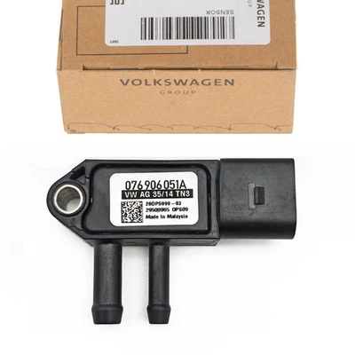 VW 076906051A Abgasdrucksensor Differenzdruckgeber Drucksensor für Audi Seat - Bild 1 von 2