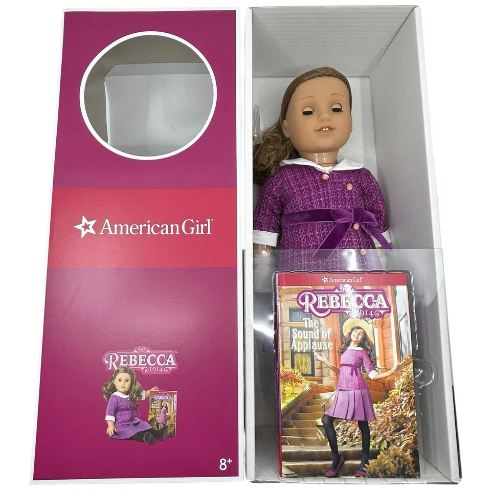 American Girl Rebecca Doll and Book 18 Inch Beforever