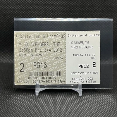 2012 The Avengers PREMIERE/OPENING FULL UNUSED Movie Ticket - Image 1 of 2