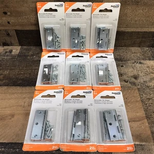 2-1/2" Removeable Pin Hinges National Hardware N141-945 *Lot of (9) 2-Packs* - Picture 1 of 6