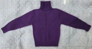 Ralph Lauren Damen 100% Wolle mittelschwerer Rollkragen Pullover in Lila; Medium - Bild 1 von 9