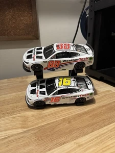 2 Car 1/24 Nascar PLA 3D Printed Tilted Display Stand. No Cars Included. - Picture 1 of 3