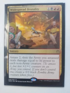 Widespread Brutality Magic The Gathering Rare War Of The Spark 226 MTG Sorcery - Bild 1 von 2