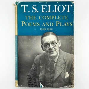 T S ELIOT / The Complete Poems and Plays 1909-1950 1952 [Hardcover] Vintage - Foto 1 di 10