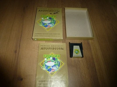 Frogger - Atari 400 / 800 CIB Complete in Box Parker Bros. Sega Konami - Image 1 of 4