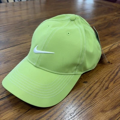 Gorra Swoosh Ajustable Unisex Nike Nueva con Etiquetas - Logo Swoosh Verde Foto 1 de 4