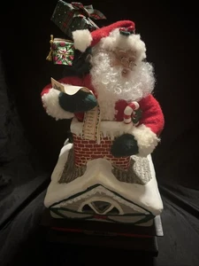 Vtg Musical Santa In Chimney Holiday Creations 1993 Christmas 25 songs Works - Picture 1 of 7