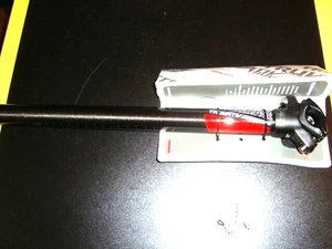 new Truvativ Noir T40 Carbon Ti Bike Seatpost SB0mm Carbon/Red - 27.2 x 400mm - Picture 1 of 2