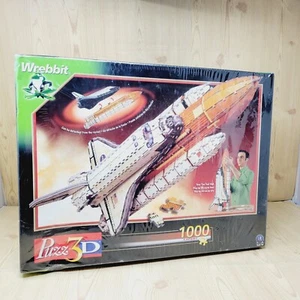 Vintage Wrebbit 3D Puzzle Atlantis Space Shuttle New Sealed BOX SLIGHTLY CRUSHED - Picture 1 of 13