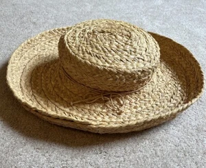 Helen Kaminski Australia Tan Woven Raffia Hat - Picture 1 of 4