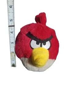 Angry Birds Plush Red Bird  Stuffed Animal 5" Commonwealth FREE SHIPPING Classic - Picture 1 of 7