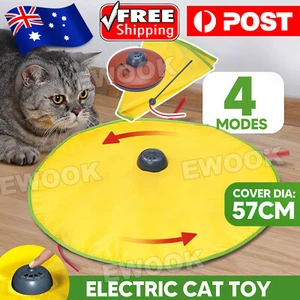 Electronic Interactive Cat Toys Puzzle Cats Meow Rotating Undercover Mouse Toy - Picture 1 of 12