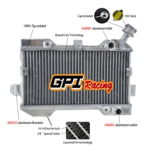 Aluminum Radiator FOR Suzuki LTR450 LT450R 2006-2009 2007 2008 - Picture 1 of 5