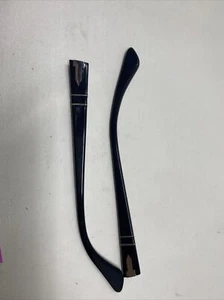 PERSOL 3037-S 95/31 145mm GLOSSY BLACK TEMPLE ARM PARTS !U98 - Picture 1 of 5