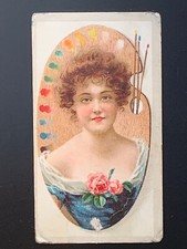 1903 BAT BRITISH AMERICAN TOBACCO CIGARETTE CARD BEAUTIES PALETTE GIRLS 