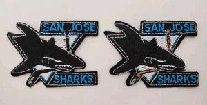 Vintage San Jose Sharks Embroidered Patches - Picture 1 of 3