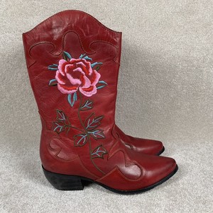 Las mejores ofertas en Botas camperas roja con cuero superior para De mujer  | eBay
