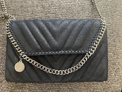 NWT New Stella McCartney Falabella Mini Vegetarian Textured-Leather Shoulder Bag - Image 1 of 4