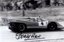 David Piper Porsche 917 Interserie Keimola 1970 Signed Photograph