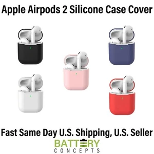 Apple AirPods 2 Custodia Silicone Protettiva Ricarica Wireless AirPods 2 e 1 - Foto 1 di 25