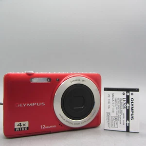 Olympus Digital Camera D-700 12.0MP Red Tested - Picture 1 of 8