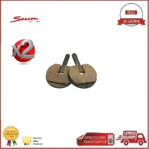 2 Coppie Pastiglie Disco Freno Saccon Pinza DM33 Ciclo Mtb Bici Semimettalliche - Imagen 1 de 1