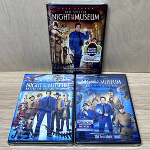 Night at the Museum Trilogy DVD Lot – All 3 Movies – NEW – Ben Stiller Comedy - Picture 1 of 5