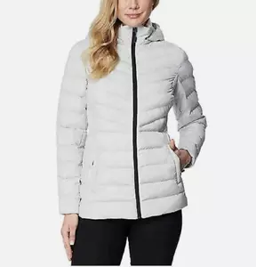 32 Degrees Heat Lightweight Puffer Jacket Silver Post Women's Sz XL NWT - Picture 1 of 3