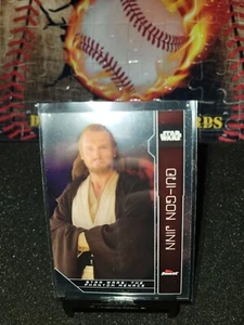 2023 Topps Finest Star Wars Qui-Gon Jinn #FN-53 BASE - Picture 1 of 2