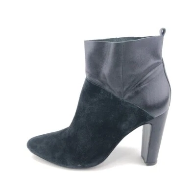 Rachel Zoe Elizabeth Ankle Boots Womens Size 9M Black Suede Leather Pull on - Image 1 of 4