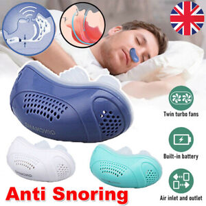 Electric Micro CPAP Noise Anti Snoring Device Sleep Apnea Stop Snore Aid Stopper
