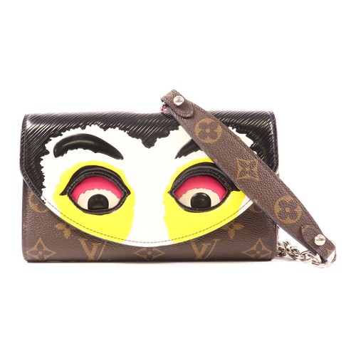 LOUIS VUITTON（LV） Borsa a tracolla Louis Vuitton LV SHW LVxKabuki catena portafoglio M67256 marrone