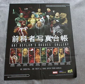 Rogues Gallery 2003 CARNAGE Kingpin VENOM Mandarin Kraven RARO Póster Promocional FNVF - Imagen 1 de 1