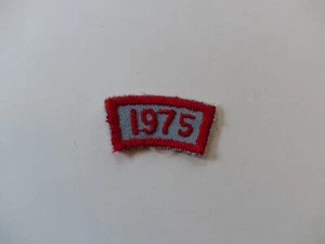 Unused Vintage Unknown Council 1975 Boy Scout BSA Year Segment Patch HofAmerica? - Picture 1 of 2