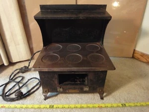 Rare! Vintage 1915 Western Electric "Junior" toy range stove, style 6. Works! - Picture 1 of 9