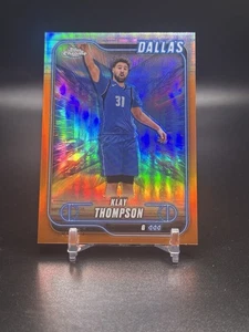 2024-25 Topps Chrome Klay Thompson #178 Orange Refractor /25 Mavericks - Bild 1 von 2