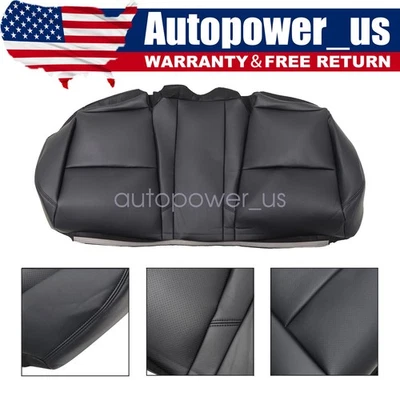 Cubierta de asiento de cuero perforado para banco inferior trasero para Acura TL 2004-2008 4 puertas Foto 1 de 4