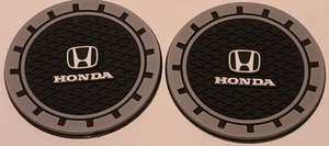 Black gray white yellow anti-slip cup holder coasters for Honda NEW - Picture 1 of 1