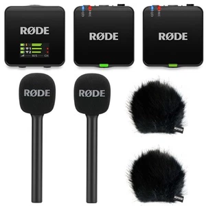 Rode Mikrofon-Funksystem Wireless GO Gen 3 Interview Set 2 BK - Picture 1 of 9